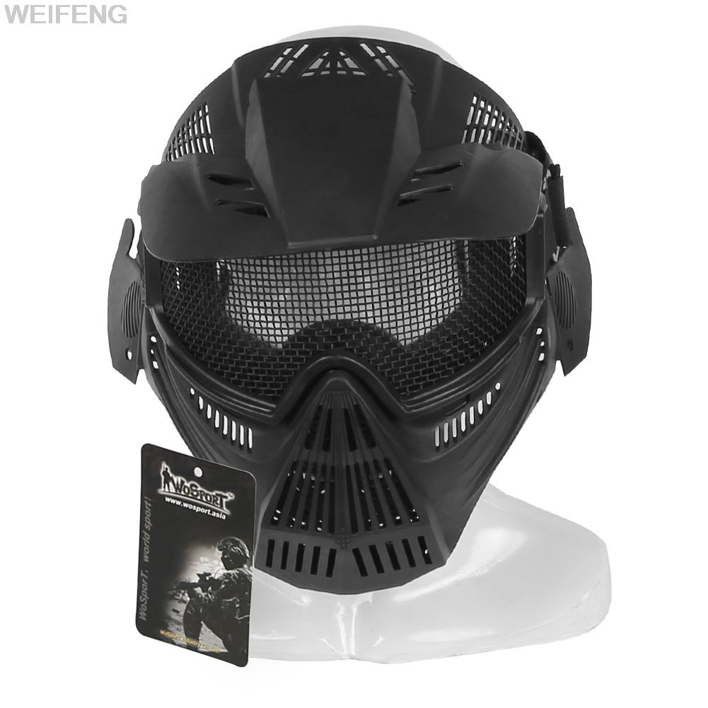 Camo Face Paint - Tactische Maskers Volledig Gezicht Stalen Gaas
