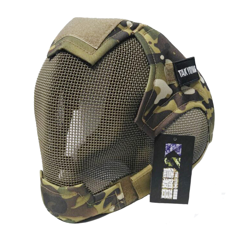 Camo Face Paint - TAK YIYING Airsoft Masker Volledig Gezichtsmasker