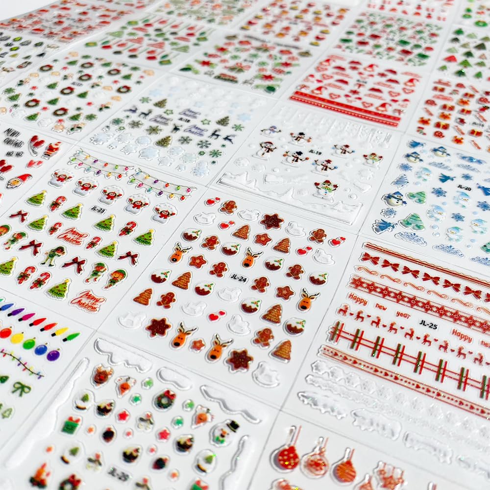 30 stuks Kerst Nail Art Sticke - Elk Bugle Call recensie en prijs