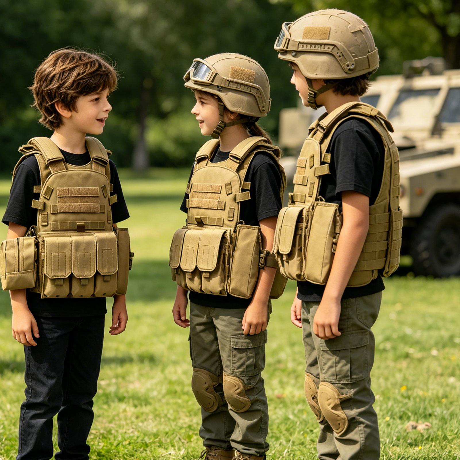 Legerfans Outdoor Kinder Vest  - Outdoor Hunting Games For Kids recensie en prijs