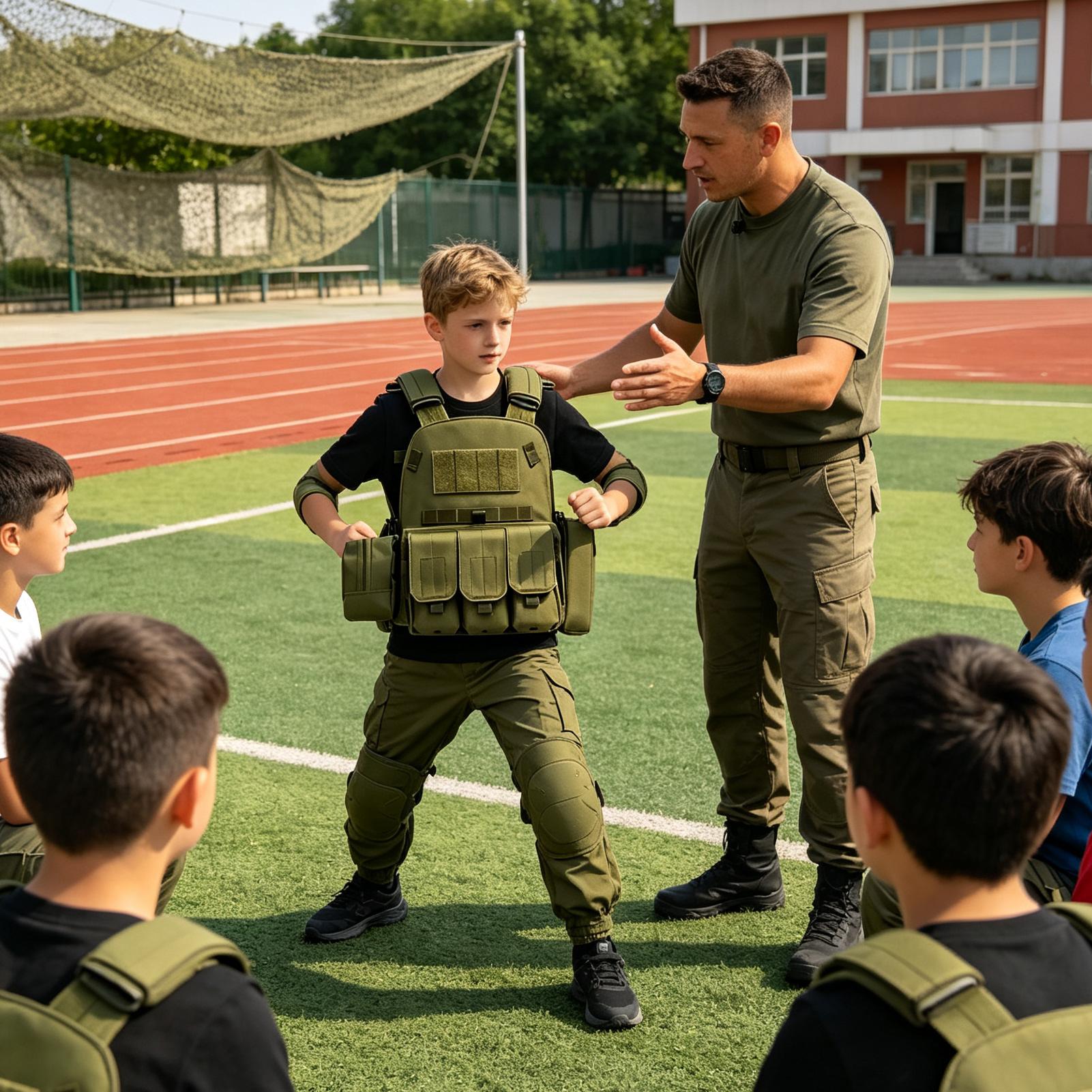 Legerfans Outdoor Kinder Vest  - Outdoor Hunting Games For Kids recensie en prijs