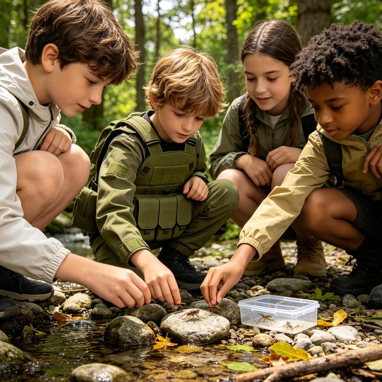 Legerfans Outdoor Kinder Vest  - Outdoor Hunting Games For Kids recensie en prijs