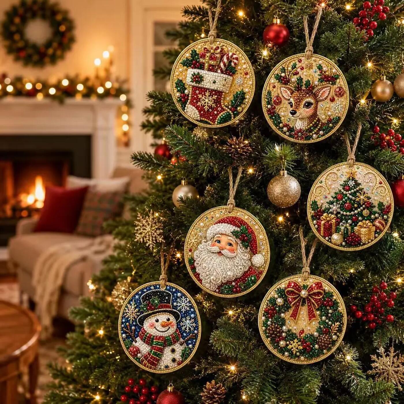 6PC Kerstboom Houten Handgemaa - Elk Bugle Call recensie en prijs
